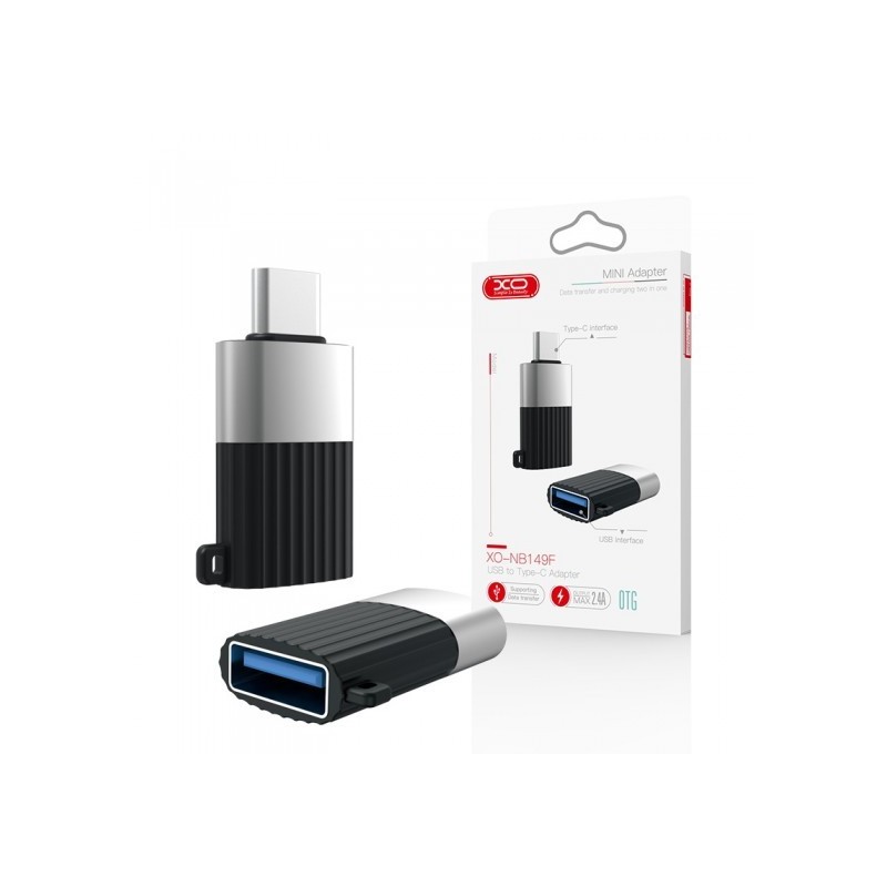 Adaptateur XO NB149-F USB - USB-C OTG noir