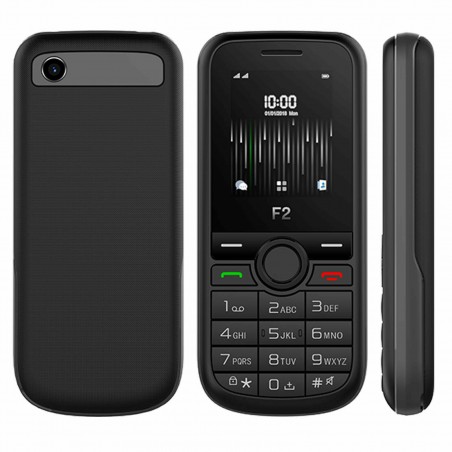 Pack Prépayé SFR Téléphone Sélection F2 Clavier Touches + Carte SIM - Noir