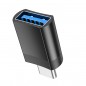 Adaptateur HOCO UA17 Type-C (mâle) vers USB3.0 (femelle) noir